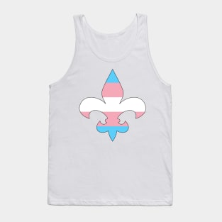 Fleur De Lis Trans Pride! Tank Top